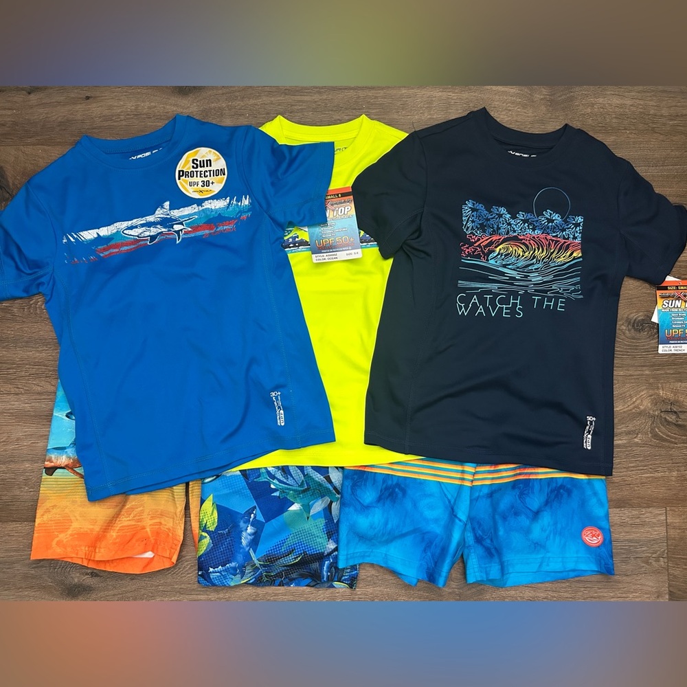 ZeroXposur Kids Swim Set - Blue and Navy